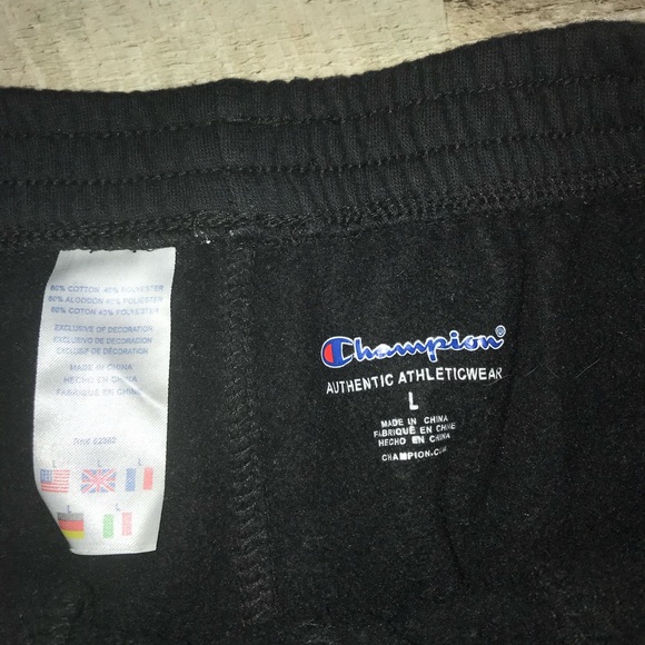 ‼️⚠️SOLD⚠️‼️Black Champion Sweatpants - Picture 4 of 6